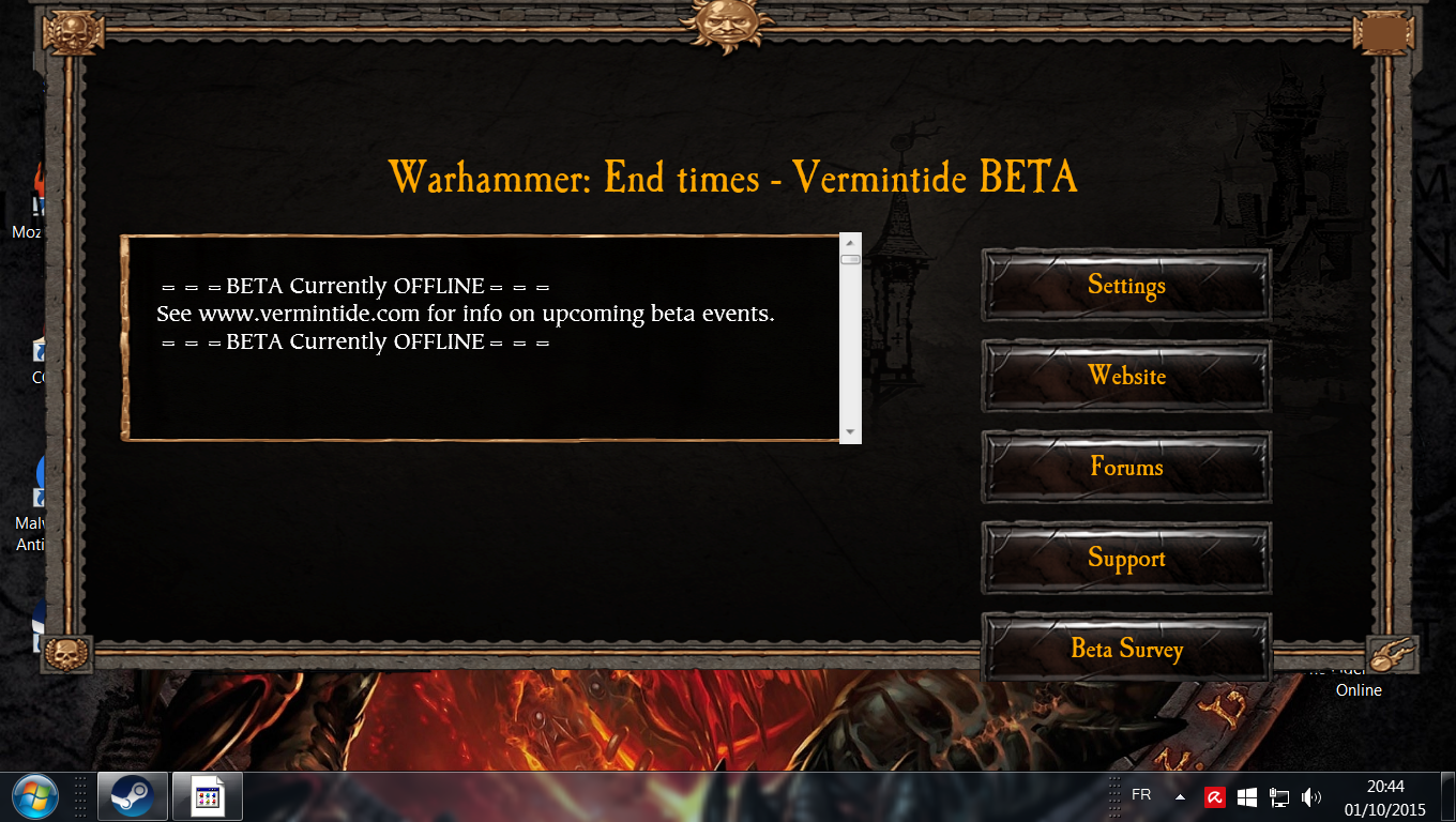 Warhammer The End Times Vermintide Bug