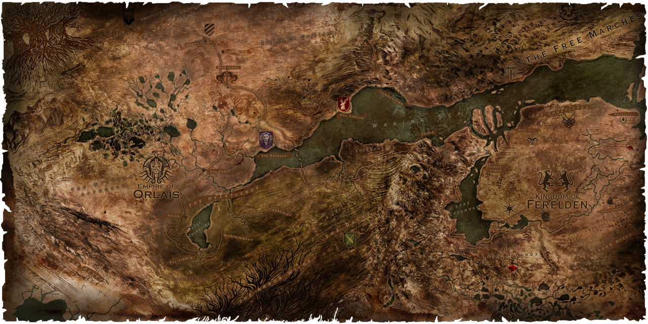 Dragon Age Inquistion Carte