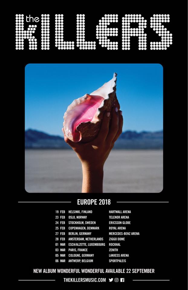 21463149 10156038574735695 2985590490234614265 n 2 The Killers en concert au Zénith de Paris en mars 2018 ! 