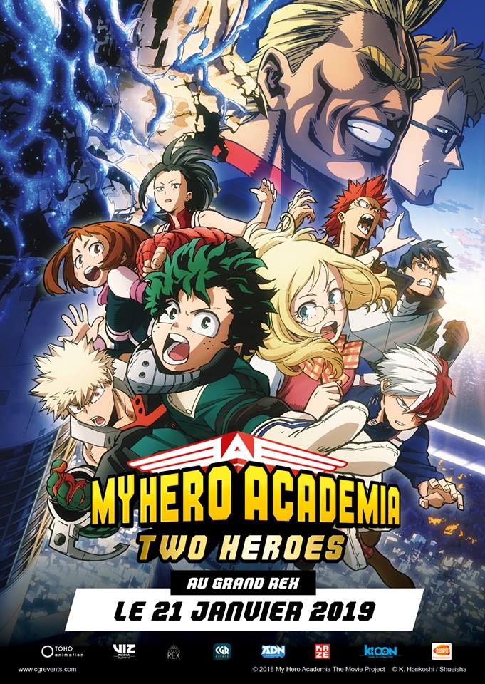 My Hro Academia: Two Heroes Grand Rex affiche
