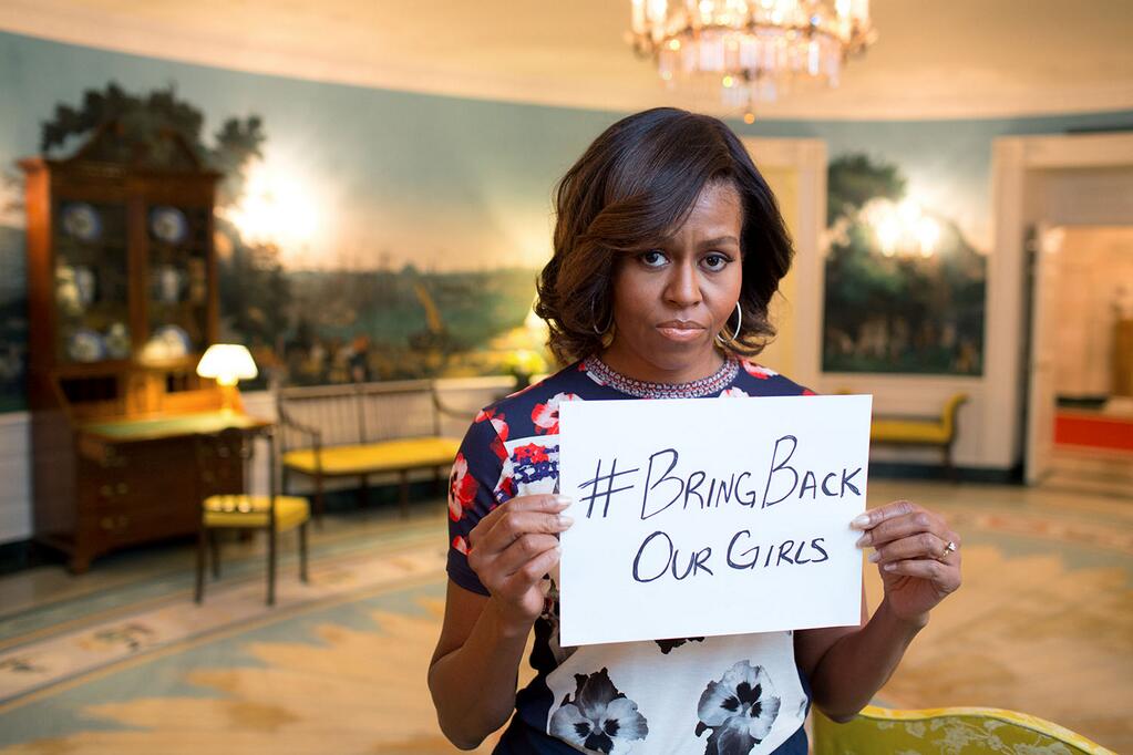 Michelle obama bringbackourgirls Les femmes qui inspirent chaque jour la rédaction de Just Focus