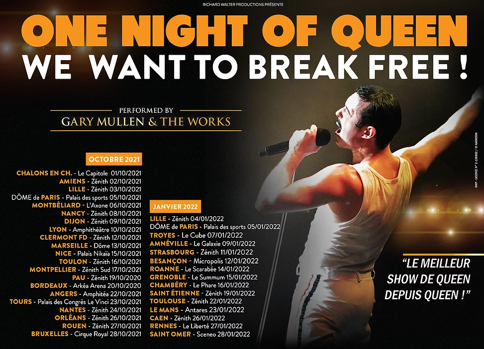 One Night of Queen, tournée 2021