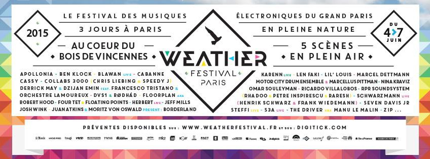 Line up Weather Festival