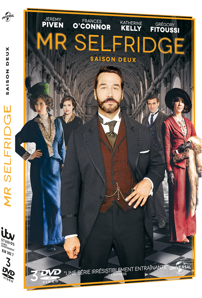 DVD MR SELFRIDGE S2 La tonitruante saison 2 de Mr Selfridge est disponible en coffret DVD
