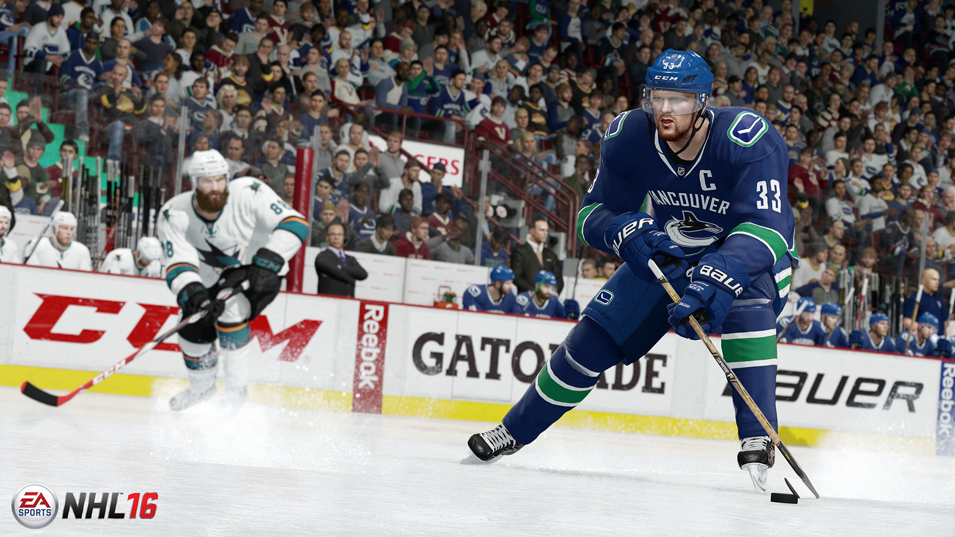 NHL 16 in game