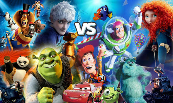 Dreamworks VS Pixar : films pour enfants ou pour adultes