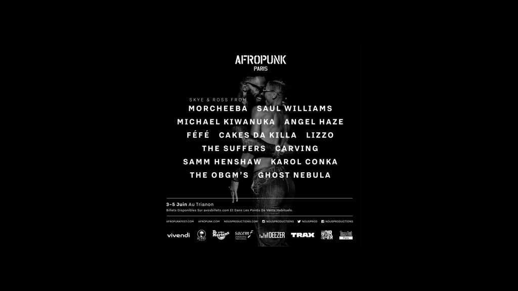 afropunk2016 AFROPUNK, la seconde édition du 03 au 05 Juin 2016 au Trianon