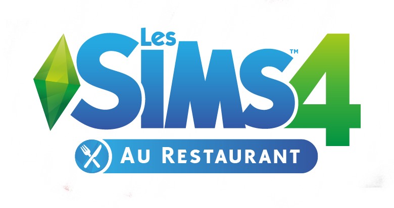 Les Sims 4 Au restaurant logo Le pack Les Sims 4 au Restaurant disponible !
