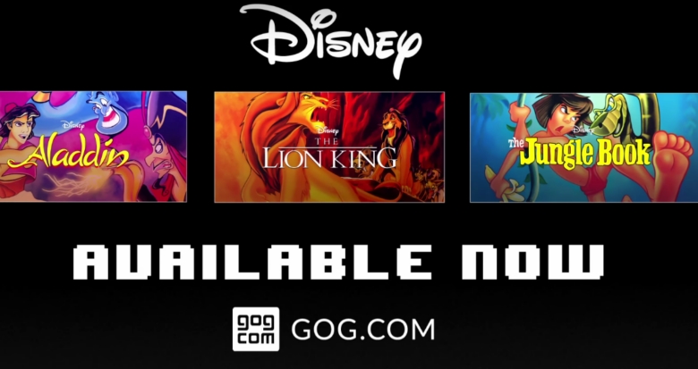 disney gog LOGO GOG.com : Aladdin, Le Roi Lion et le Livre de la Jungle sont de retour en 16-Bits !