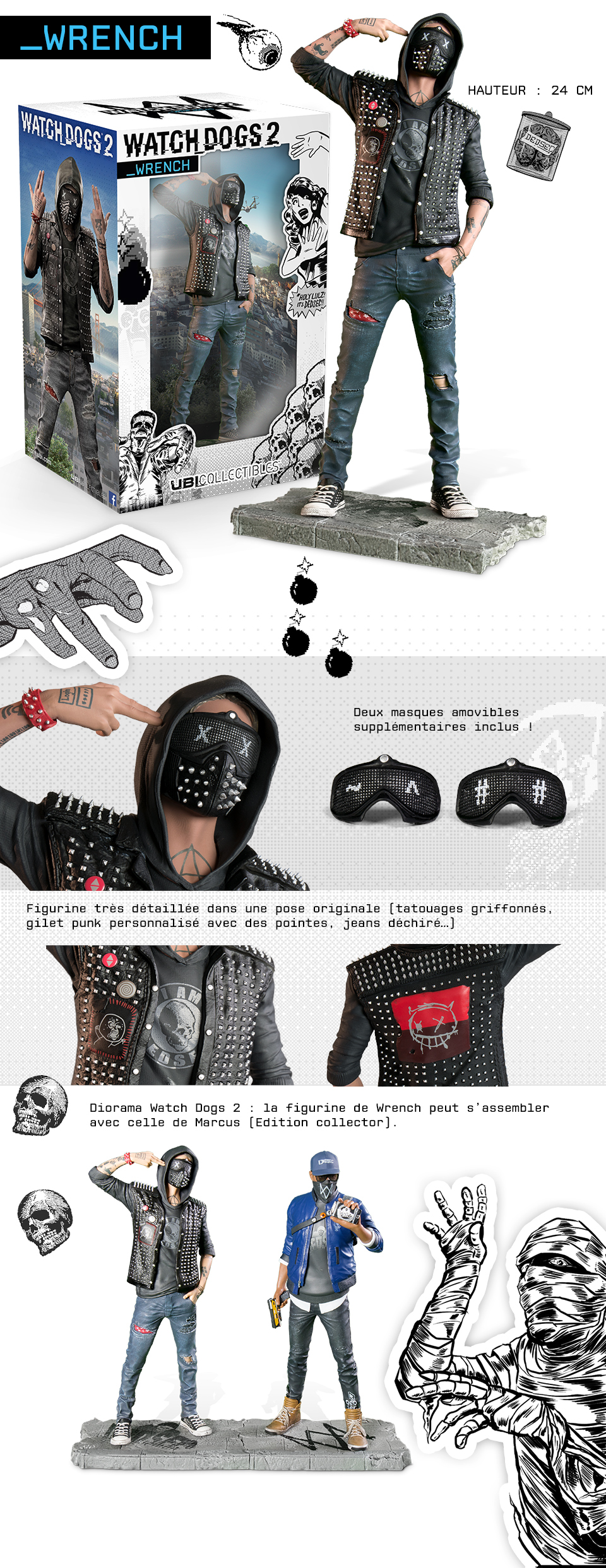 Wrench Figurine ubicollectibles WD2 Assassin's Creed : les figurines Ubicollectibles tirées du film !