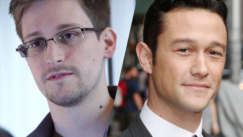 Edward Snowden et Joseph Gordon-Levitt