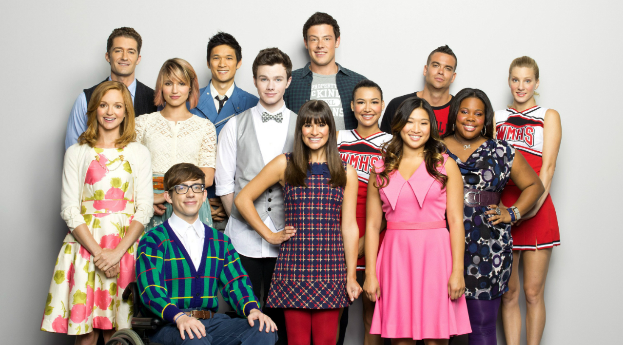 3 26 GleeCast100thepisode1 Glee : une mini-réunion des acteurs pour le mariage de Becca Tobin !