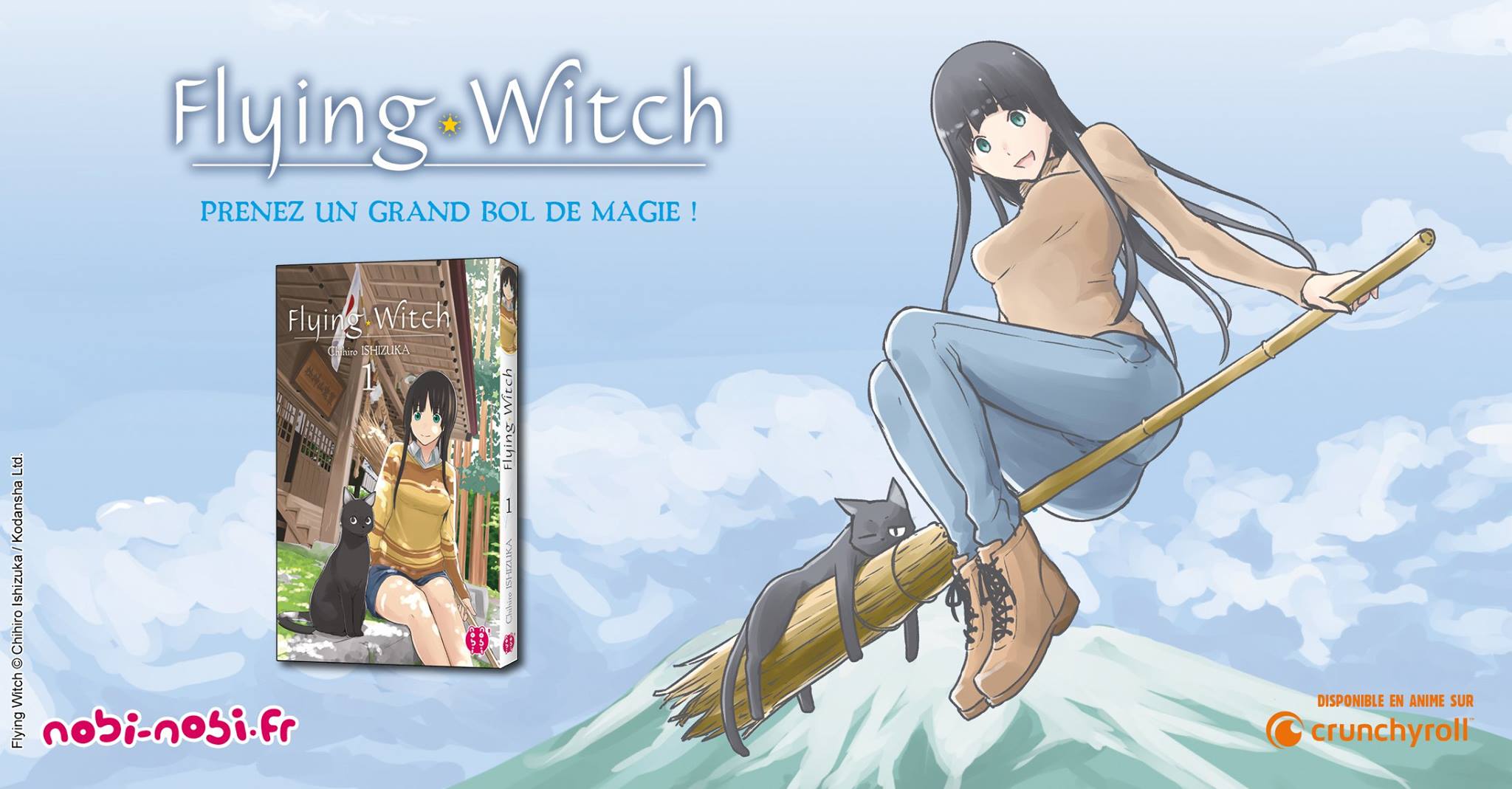flying witch Le manga「 Flying Witch 」rejoindra le catalogue de Nobi-Nobi !