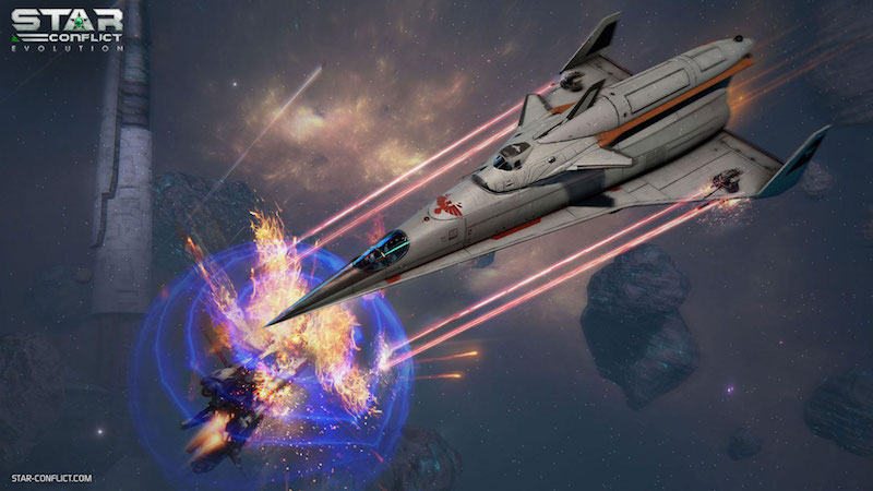 Star conflict vaisseau Star Conflict : une nouvelle course spatiale avec l'Endeavour et le Spiral