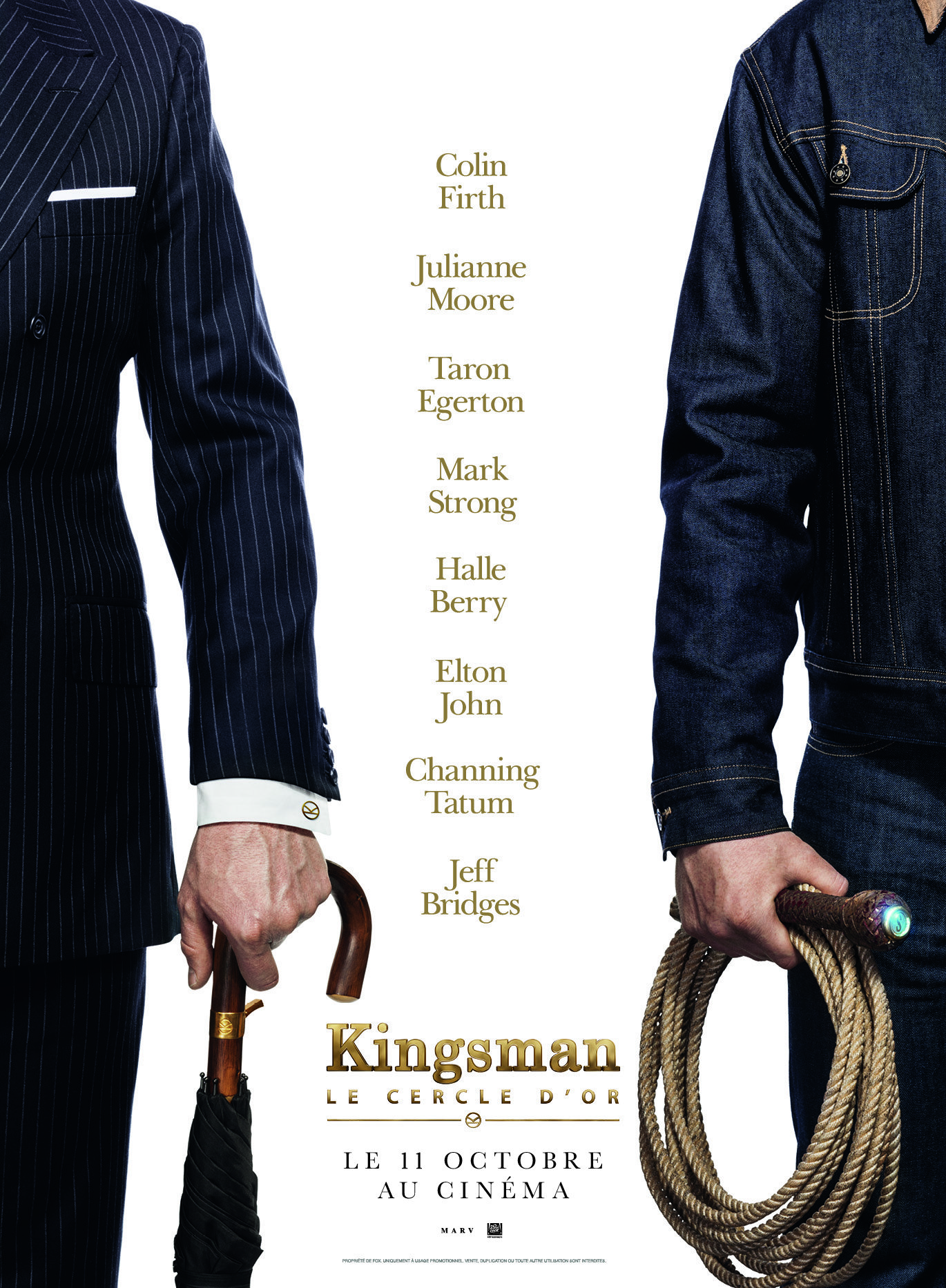 kingsman affiche Kingsman – Le cercle d’or: un teaser en attendant le trailer.