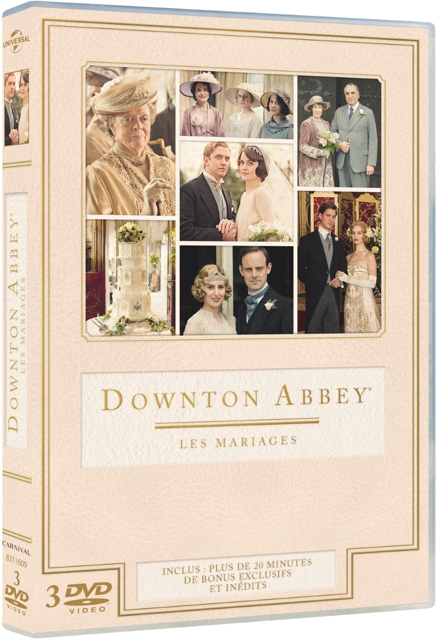 downton abbey mariages Downton Abbey : un coffret spécial Mariages en dvd !