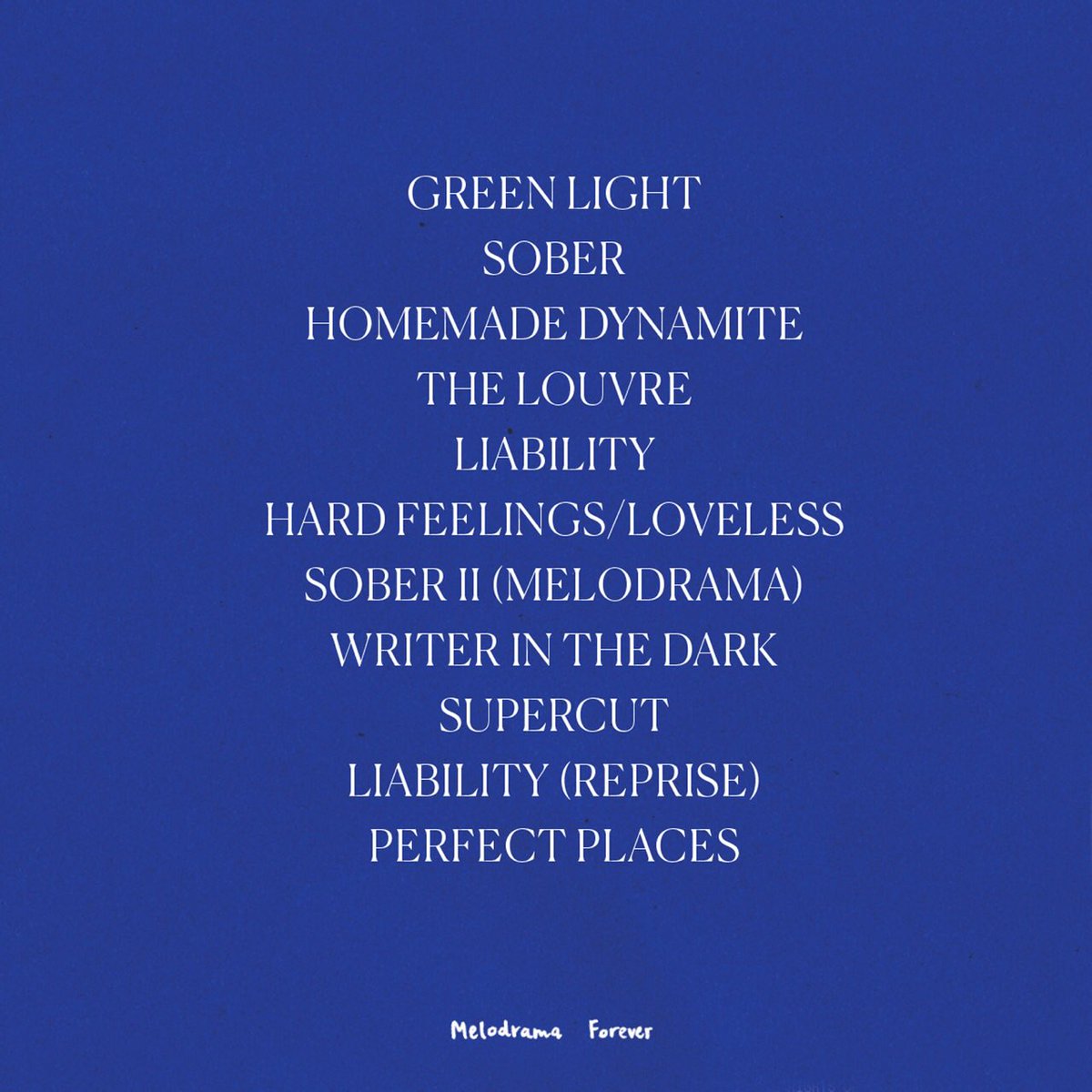 melodrama tracklist "Perfect Places" : Lorde dévoile un nouvel extrait de "Melodrama"