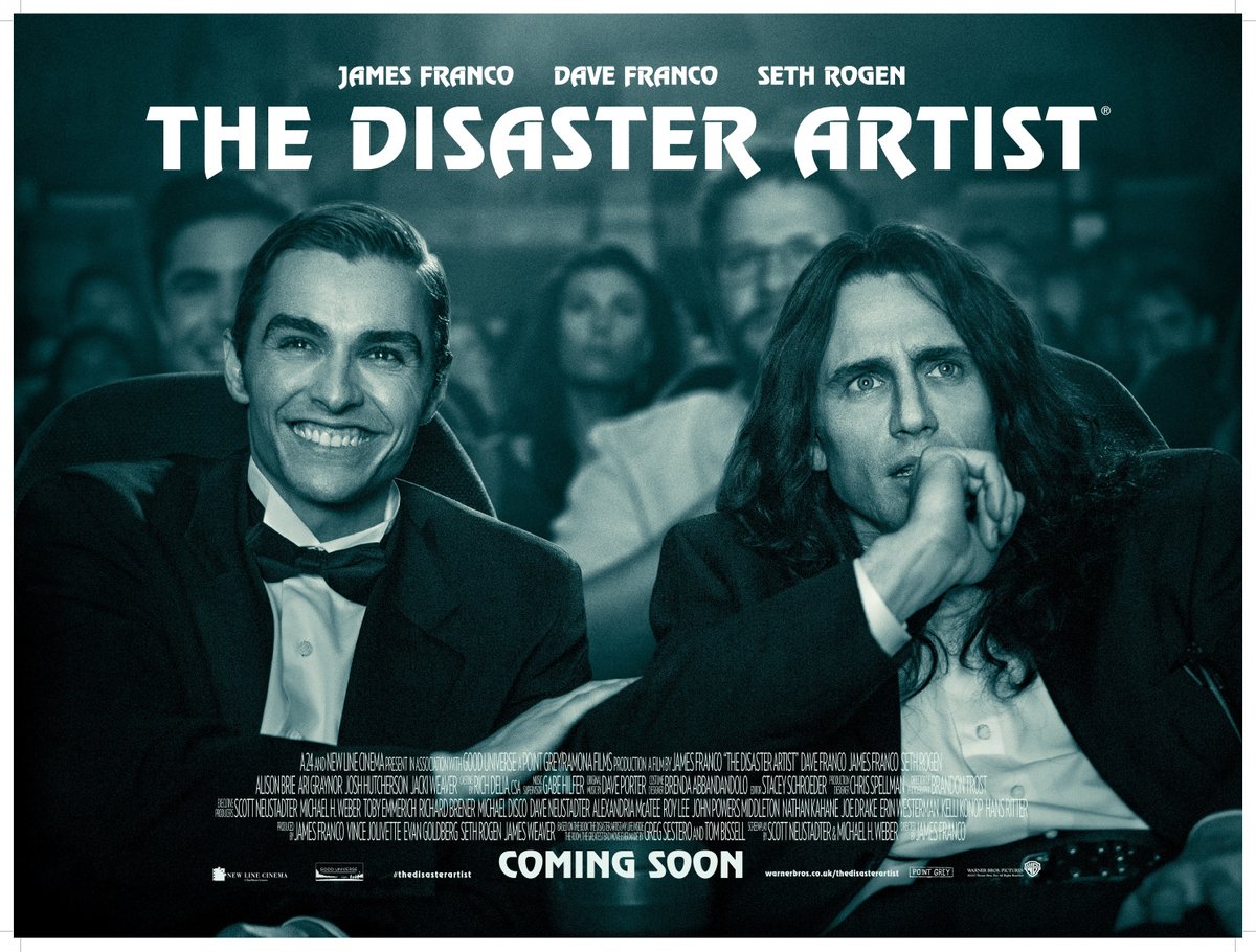 the disaster artist poster Critique "The Disaster Artist" de James Franco : récit d'un tournage "catastro-épique"