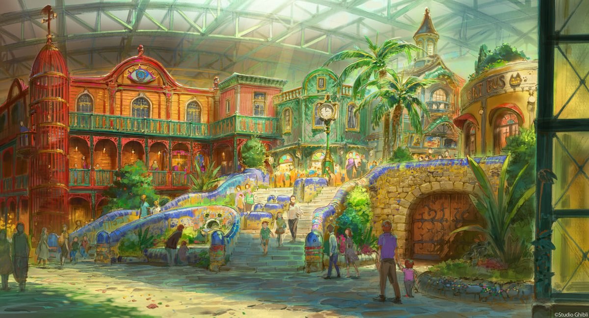 croquis Un parc à thème "Studio Ghibli" ouvrira ses portes en 2022 !
