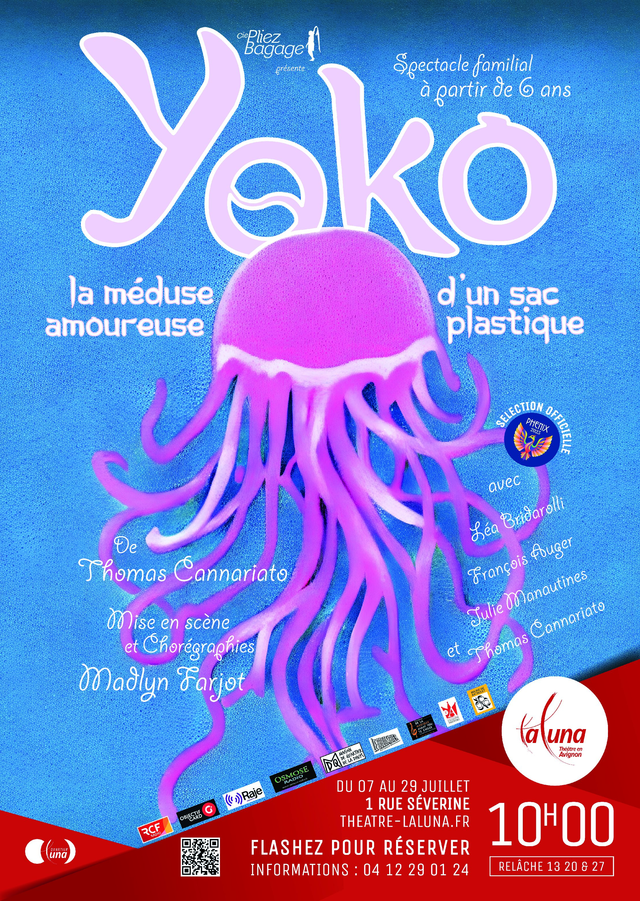 AFFICHEYOKOA2FINAL 1 pdf Yoko, la méduse amoureuse d'un sac plastique : une ode poétique sous les projecteurs