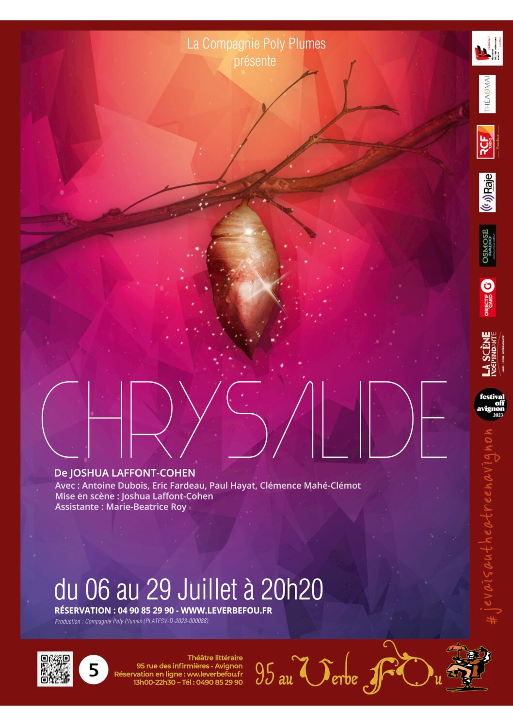 affiche chrysalide pdf Chrysalide : Une pièce de théâtre drôle et émouvante qui nous fait réfléchir