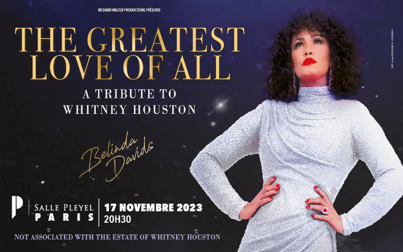 Belinda Davids à la Salle Pleyel pour un concert hommage à Whitney Houston