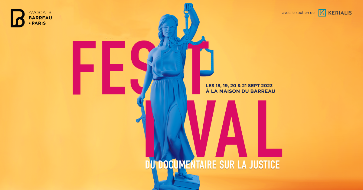 festivzal Le festival du documentaire sur la justice aura lieu du 18 au 21 septembre 2023